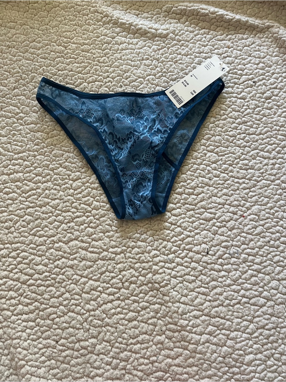 UO Underwear Brand New Blue Lace